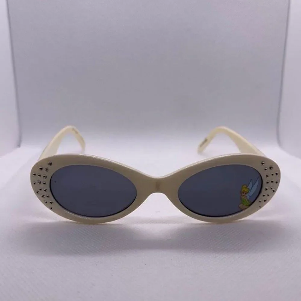 Disney Tinkerbell 90's Vintage Girls Cat Eye Plastic Sunglasses